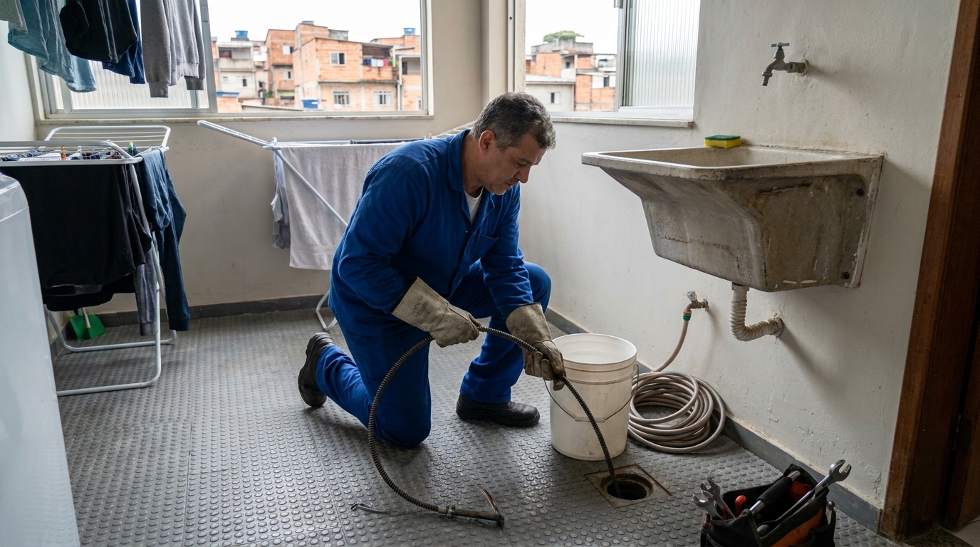 Desentupimento de Ralos Externos na Vila Yeda, Campinas‑SP